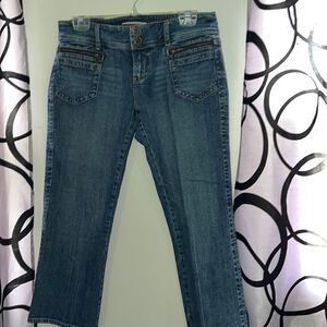 Vtg~Z Cavaricci Jeans~Select Brand~ Denim Crop Pants~Size 9
